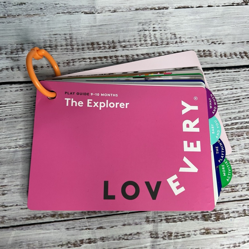 Lovevery The Explorer Play Guide Montessori Activity‎ Book 9-10 Months